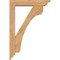 Ekena Millwork Legacy Traditional Smooth Bracket w/ Offset Brace, Western Red Cedar, 5 1/2"W x 26"D x 38"H BKT0604X26X38LEC01SWR - alternate 3